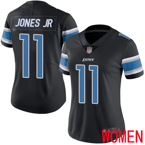 Detroit Lions Limited Black Women Marvin Jones Jr Jersey NFL Football #11 Rush Vapor Untouchable->detroit lions->NFL Jersey